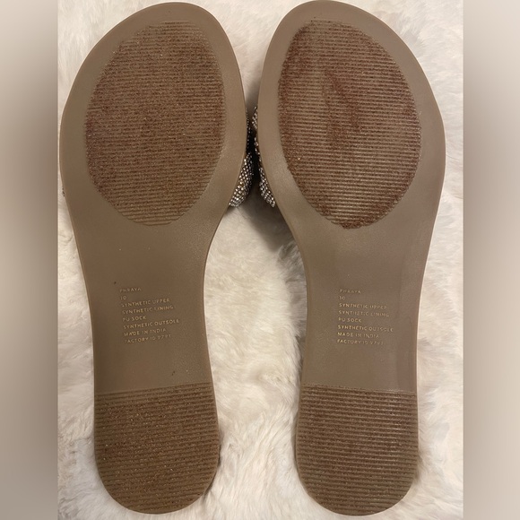 Steve Madden Women's Phayra Rhinestone Braided Slides Size 10 - Picture 8 of 12